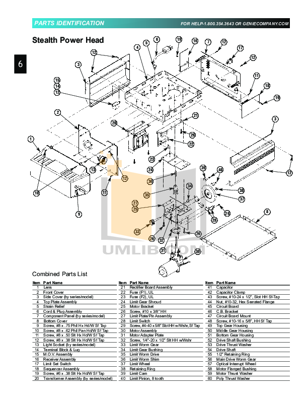 PDF manual for Genie Other Excelerator Garage Door Opener
